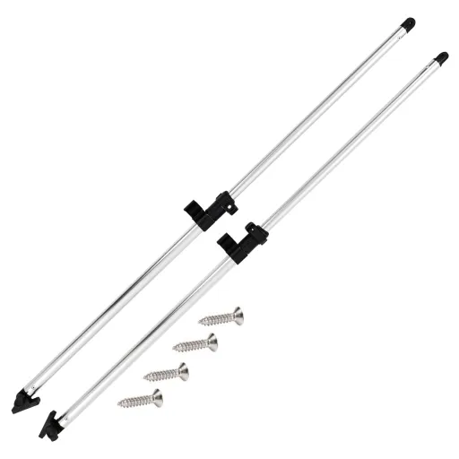 Postes de Soporte de Toldos Bimini Para Barcos 2 Uds Aluminio