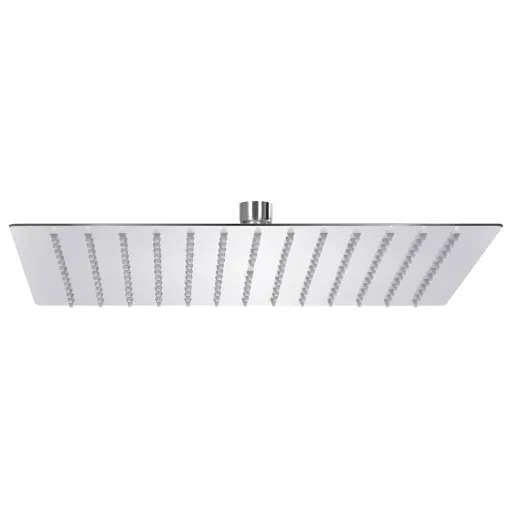 Cabezal de Ducha Cuadrado Efecto Lluvia Acero Inox 304 30x30 cm