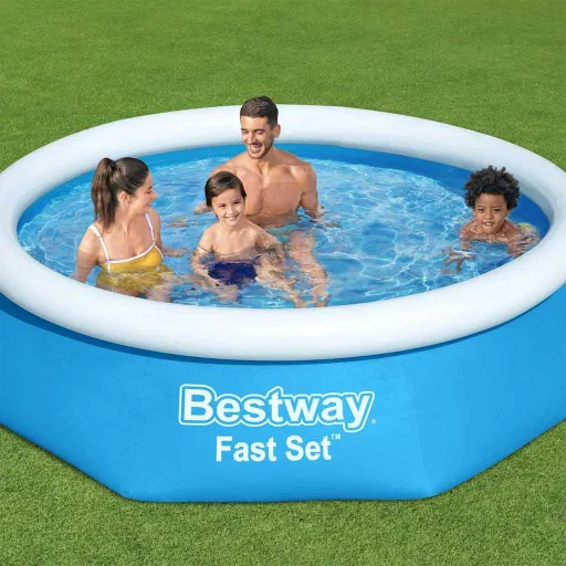 Bestway Fast Set Piscina Hinchable Redonda 244x61 cm 57265