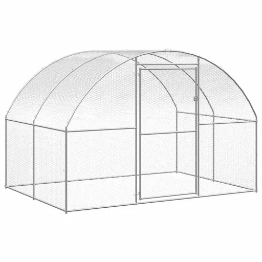 Gallinero de Exterior de Acero Galvanizado 3x2x2 m