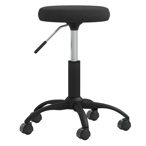 Taburete de Masajes Terciopelo Negro