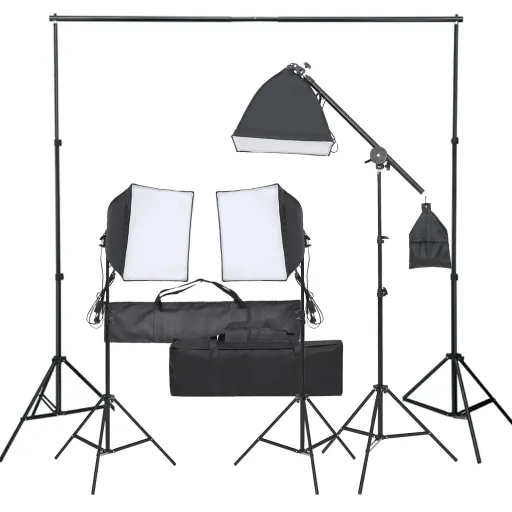 Kit de Estudio Fotográfico Con Set de Luces