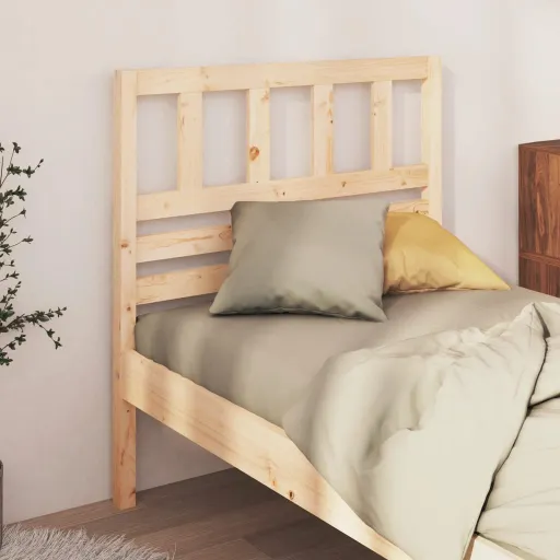 Cabecero de Cama Madera Maciza de Pino 81x4x100 cm