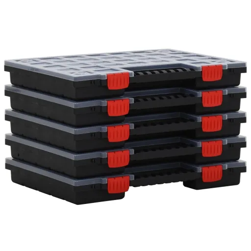 Cajas de Accesorios 5 Unidades Polipropileno 40x30x5 cm