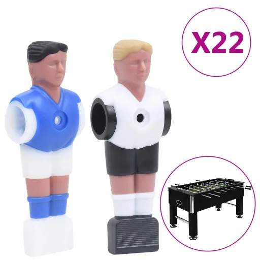 Jugadores Para Futbolín Con Varillas de 15,9 mm 22 Piezas
