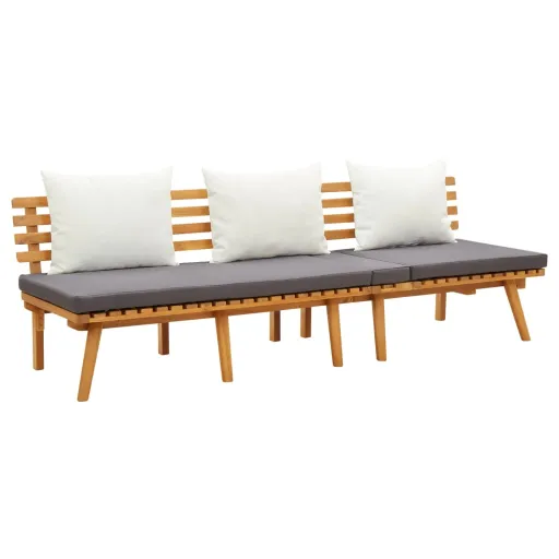 Sofá de Jardín Madera de Acacia Maciza 200x65 cm