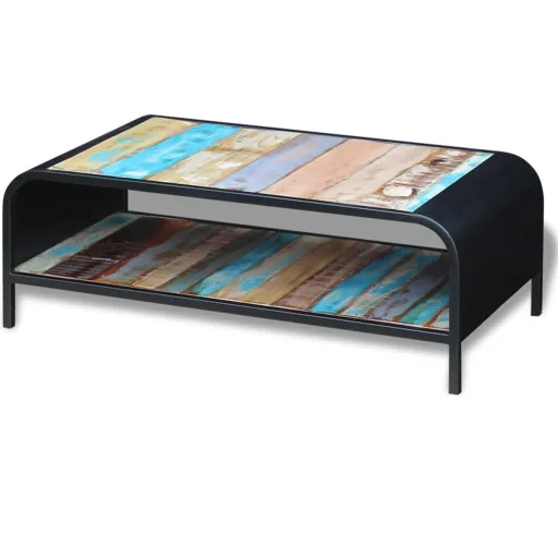 Mesa de Centro Madera Maciza Reciclada