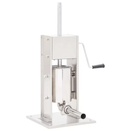 Embutidora Manual de Acero Inoxidable Plateado 3 L