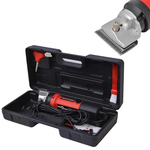 Set de Maquinilla Cortapelos Para Caballos 6 Piezas 550 W