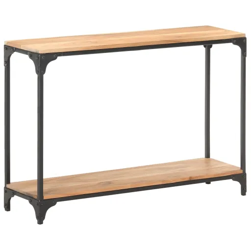 Mesa Consola de Madera Maciza de Acacia 110x30x75 cm