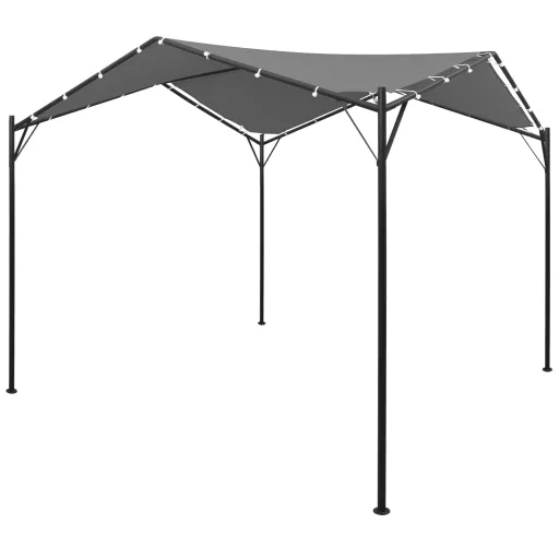 Cenador Gris Antracita 4x4 m