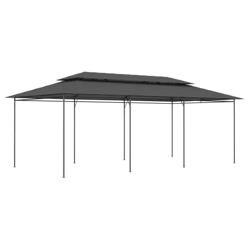 Cenador Gris Antracita 600x298x270 cm