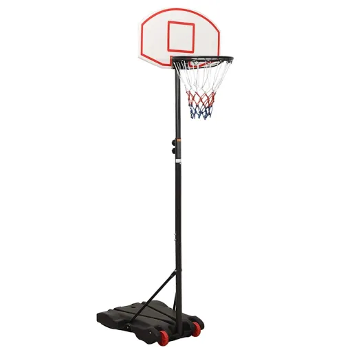 Canasta de Baloncesto Polietileno Blanco 216-250 cm
