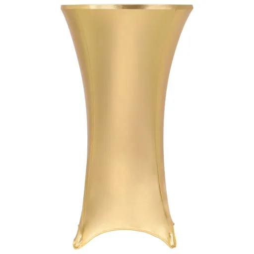 Fundas de Mesa Elásticas 2 Unidades 70 cm Dorado