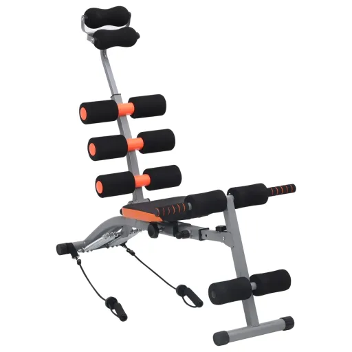 Entrenador de Abdominales en Forma de L Con Cuerdas Elásticas