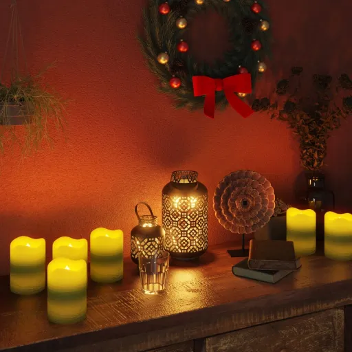 Velas Sin Llama Luz LED 24 Uds Con Mando a Distancia