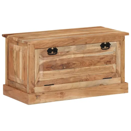 Banco Zapatero Madera de Acacia Maciza 85x40x45 cm
