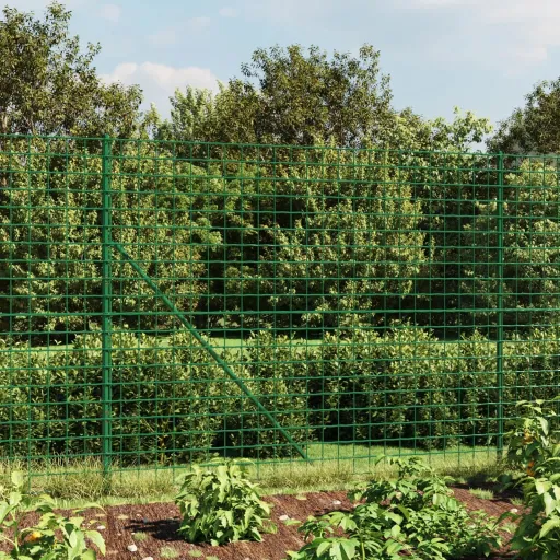 Cerca de Alambre Con Pinchos de Anclaje Verde 1,8x10 m