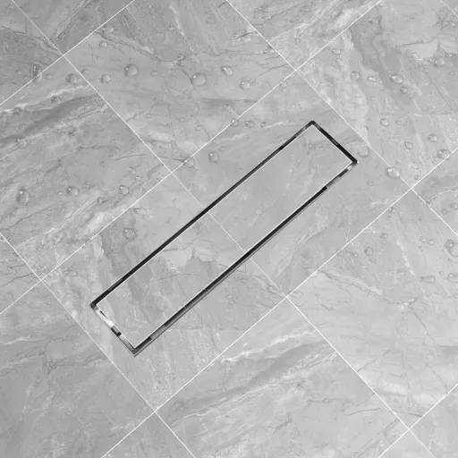 Desagüe Lineal de Ducha de Acero Inoxidable 530x140 mm