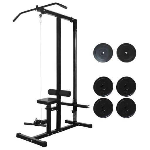 Máquina de Musculación Con Discos de Peso 40 kg