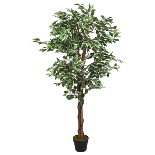 Ficus Artificial Con 1008 Hojas Verde 180 cm