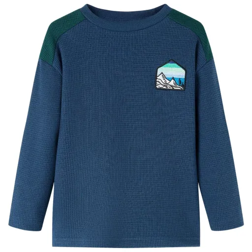 Sudadera Infantil Azul Marino 116