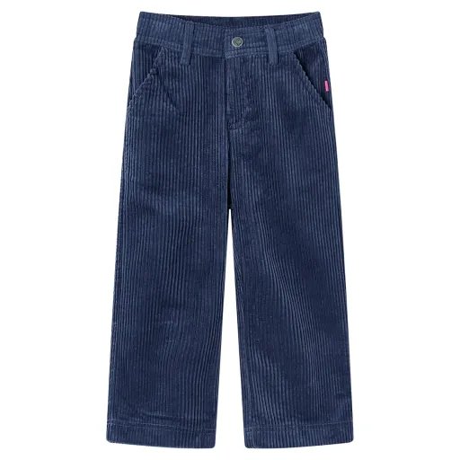 Pantalón Infantil Pana Azul Marino 104