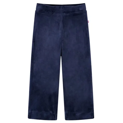 Pantalón Infantil Terciopelo Azul Oscuro 92