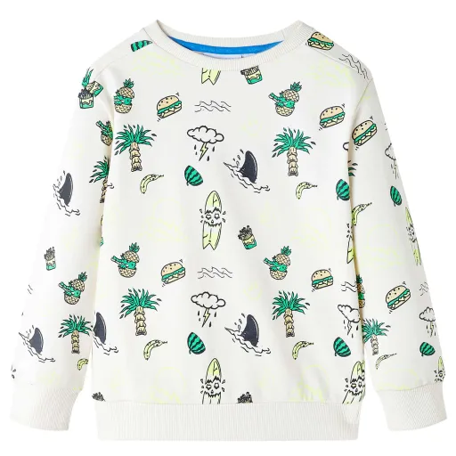 Sudadera Infantil Color Crudo Suave 140