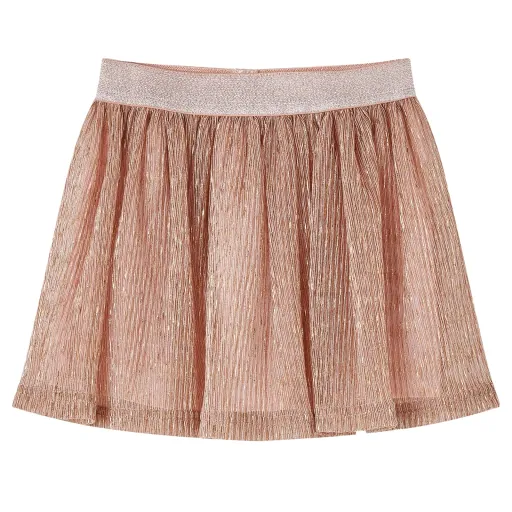 Falda Infantil Con Purpurina Rosa Suave 92