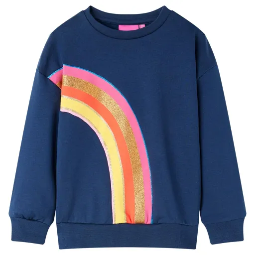 Sudadera Infantil Azul Marino 92