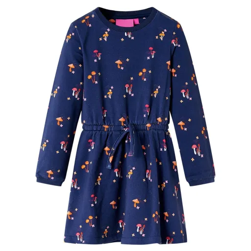 Vestido Infantil Azul Marino 116