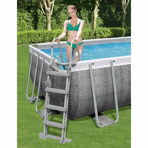 Bestway Flowclear Escalera de Piscina de Seguridad 4 Escalones 122 cm