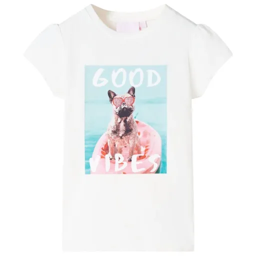 Camiseta Infantil Color Crudo 140