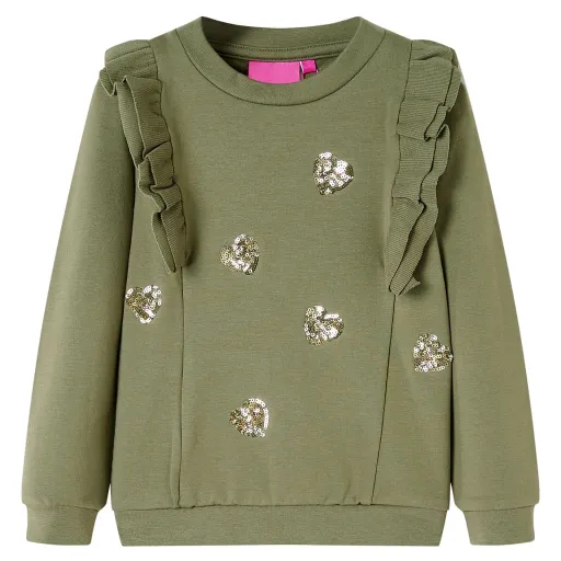 Sudadera Infantil Caqui 104