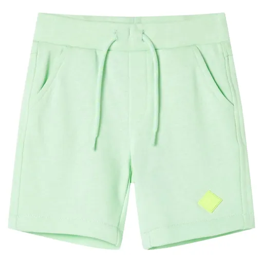 Pantalones Cortos Infantiles Con Cordón Verde Chillón 128