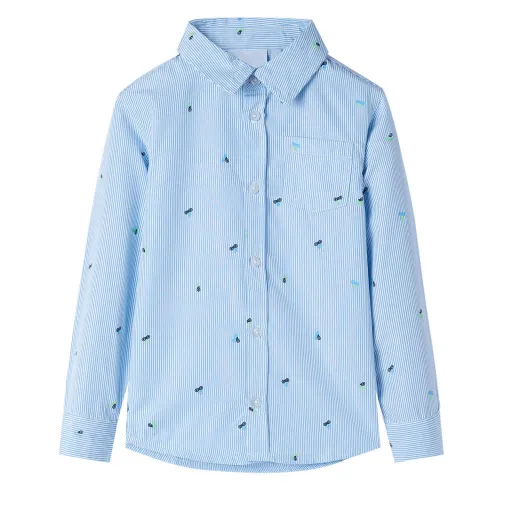 Camisa Infantil Azul Claro 104