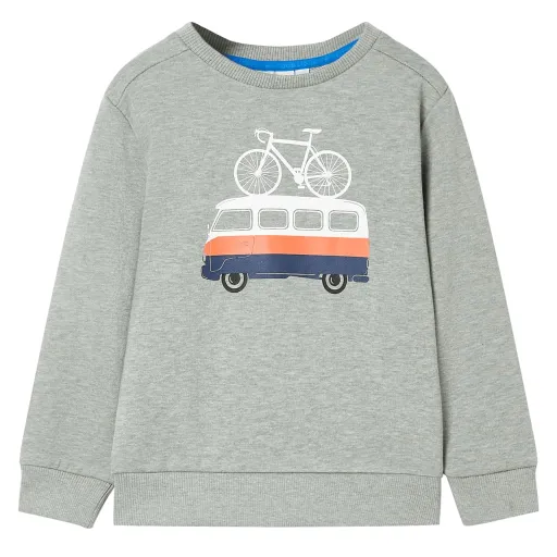 Sudadera Para Niños Caqui Claro Mélange 92
