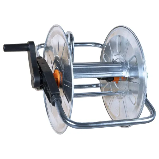 Carrete de Pared Para Manguera de 50 m 1/2" o 35 m 3/4" Acero