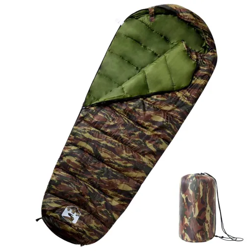 Saco de Dormir Tipo Momia de Camping Para Adultos 3 Estaciones