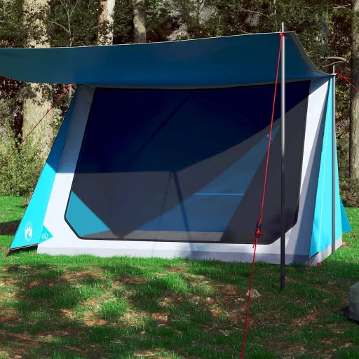 Tienda de Campaña Para 2 Personas Impermeable Azul