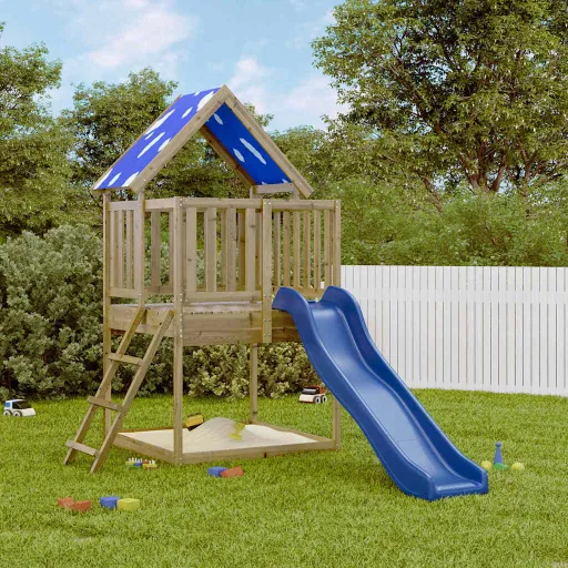 Parque Infantil de Exterior Madera de Pino Impregnada