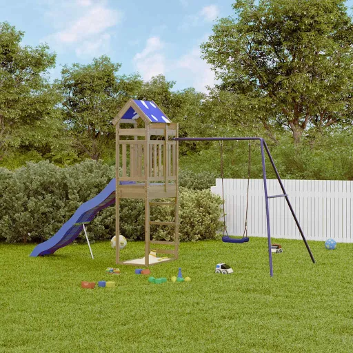 Parque Infantil de Exterior Madera de Pino Impregnada