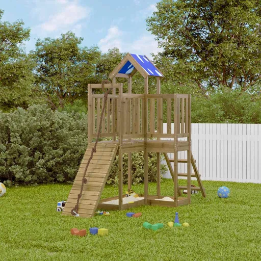Parque Infantil de Exterior Madera de Pino Impregnada