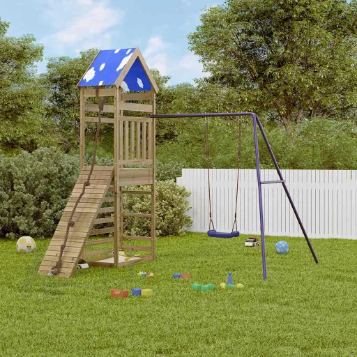 Parque Infantil de Exterior Madera de Pino Impregnada