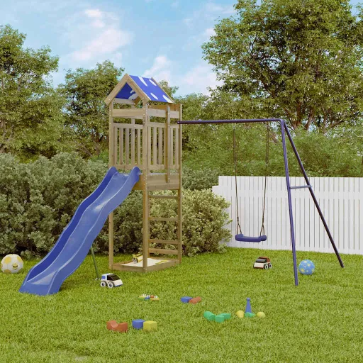 Parque Infantil de Exterior Madera de Pino Impregnada