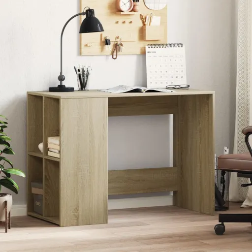 Escritorio de Madera de Ingeniería Roble Sonoma 102x50x75 cm