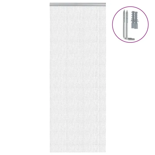 Mosquitera de Cadena Para Puerta Aluminio 80x212 cm