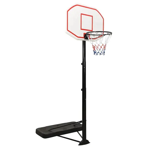 Canasta de Baloncesto Polietileno Blanco 258-363 cm
