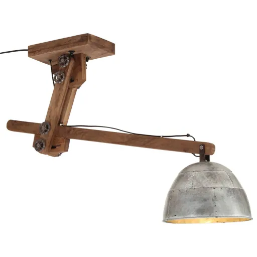 Lámpara de Techo Plateado Vintage 25 W E27 105x30x65-108 cm